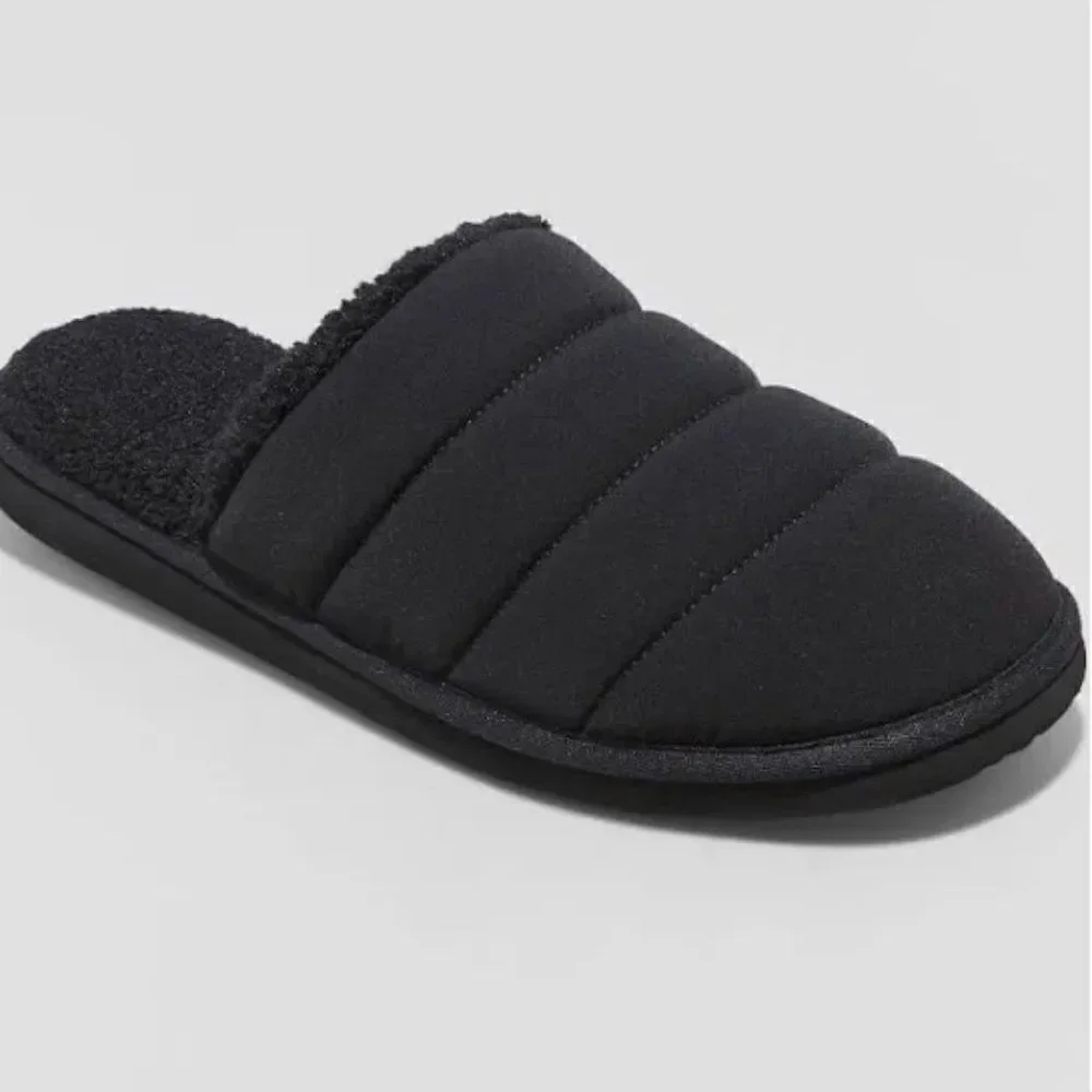 Wondershop Charlie Puffer Slide Slippers Black